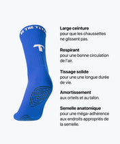 Grip Socks - Bleu